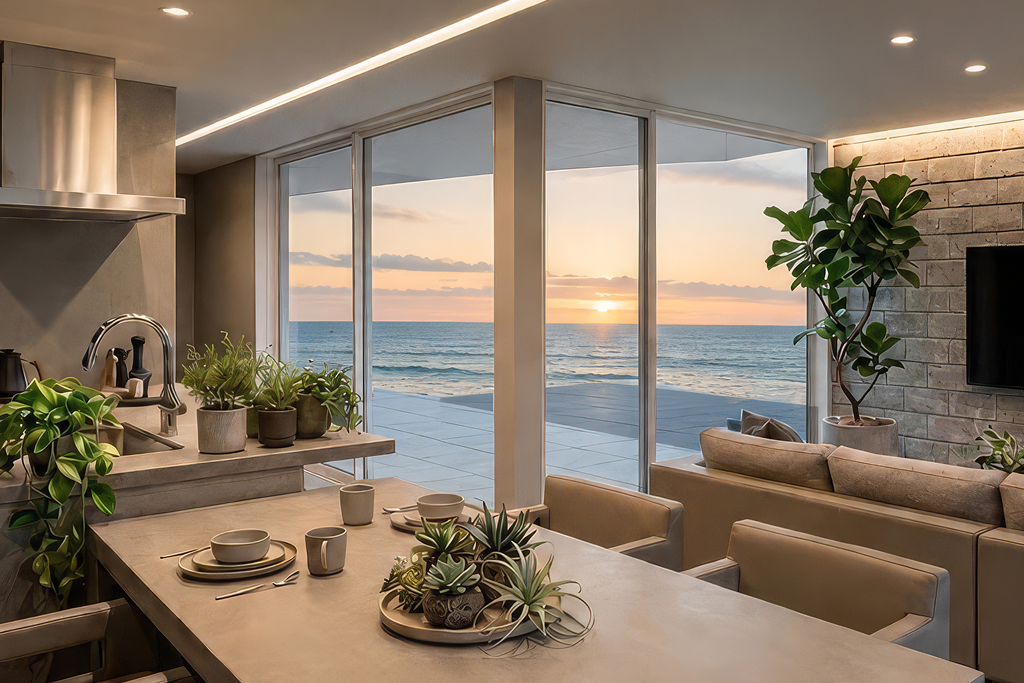 Framed scenery